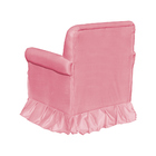 Poltrona Amamentação Balanço Para Quarto Com Puff Laura Suede