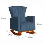 Poltrona Amamentação Balanço Quarto Descanso Grécia Linho  Li