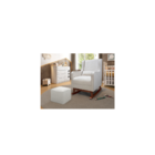 Poltrona Amamentação Balanço Sophia C/puff Reto Boucle Bege -