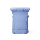 Poltrona Amamentação Barbara Com Puff Corano Azul