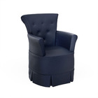 Poltrona Amamentação Barbara Com Puff Corano Azul Marinho