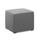 Poltrona Amamentação Barbara Com Puff Suede Cinza