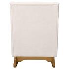 Poltrona Amamentação Base Madeira Balanço Vick Bouclê Off F03