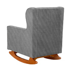 Poltrona Amamentação Com Balanço E Puff Aurora - Quarto De Be