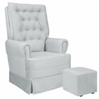 Poltrona Amamentação Com Balanço Eloa Cinza