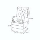 Poltrona Amamentação Com Balanço Eloa Rosa