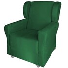 Poltrona Amamentação Descanso Fixa C/ Puff Stella Verde