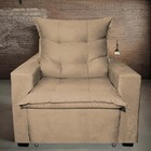 Poltrona Amamentação E Decoração Ariel Exclusiva Capuccino