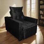 Poltrona Amamentação E Decoração Ariel Exclusiva Preto