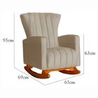 Poltrona Amamentação E Descanso Pés Balanço Confortável Luiza