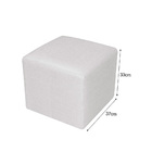 Poltrona Amamentação E Puff Manu Com Balanço Linho Cinza Clar