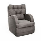 Poltrona Amamentação Ludmila Puff Corano Grafite