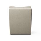 Poltrona Amamentação Ludmila Puff Suede Nude