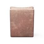 Poltrona Amamentação Ludmila Puff Suede Rosa