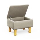 Poltrona Amamentação Maria Vitoria Pés Madeira Puff Veludo Nu