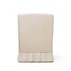 Poltrona Amamentação Maria Vitoria Puff Suede Bege