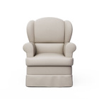 Poltrona Amamentação Sabrina Com Puff Corano Creme