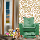 Poltrona Amamentação Sala De Estar Milla Puff E Almofada Verde