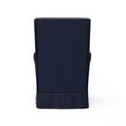 Poltrona Amamentação Suzana Puff Corano Azul Marinho