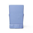 Poltrona Amamentação Suzana Puff Suede Azul