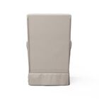 Poltrona Amamentação Suzana Puff Suede Creme