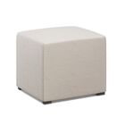 Poltrona Amamentação Suzana Puff Suede Creme