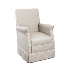 Poltrona Amamentação Suzana Puff Suede Creme