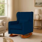 Poltrona Amamentar Descanso E Leitura De Balanço Bruna Suede