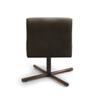 Poltrona Ana Veludo Marrom B-261 Base X Giratória - D'rossi