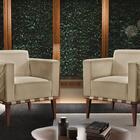 Poltrona Anabelle Madeira Maciça