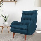 Poltrona Anatômica Pés De Madeira Eloá  Marinho