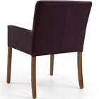 Poltrona Angel Base De Madeira Veludo Roxo