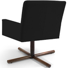 Poltrona Angel Base Giratória X Suede Preto