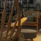 Poltrona Angelina Palha Bege