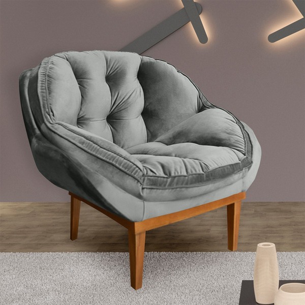 Poltrona Anitta Amamentação Para Quarto De Bebê Veludo Escolh