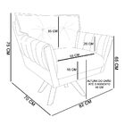 Poltrona Anitta Giratória Suede Rosa Barbie - D'rossi