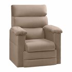 Poltrona Antonela Reclinável Fibra Siliconada Creme