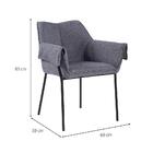 Poltrona Any Cinza Escuro