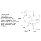 Poltrona Apolo Base Giratória De Madeira Suede Verde - Amaren