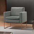 Poltrona Apolo Base Metálica Bronze