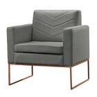 Poltrona Apolo Base Metálica Bronze