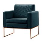 Poltrona Apolo Base Metálica Bronze