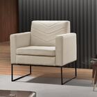 Poltrona Apolo Base Metálica Preta