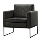 Poltrona Apolo Base Metálica Preta