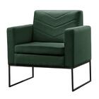 Poltrona Apolo Base Metálica Preta