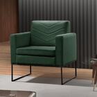 Poltrona Apolo Base Metálica Preta