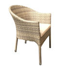 Poltrona Área Externa Com Almofada Fibra Sintética E Estrutur