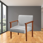 Poltrona Ares Linho Prata My House