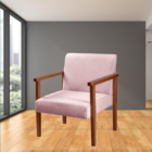 Poltrona Ares Linho Rosa My House