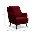 Poltrona Arezo Bordô